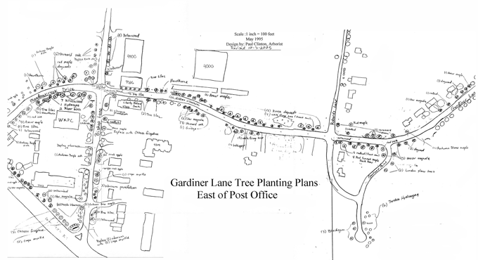 Gardiner Lane East Tree Plans